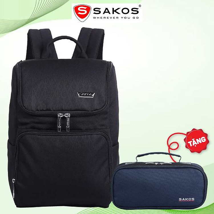 Ba Lô Laptop Wayvie 14 Inch – Sakos SBV158BKNG00 – Màu Đen