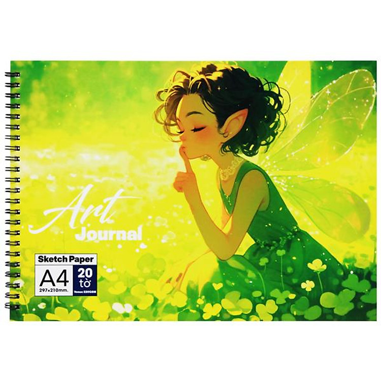 Tập Vẽ Lò Xo Art Journal A4 (40 trang, 220gsm) - Ảnh 2