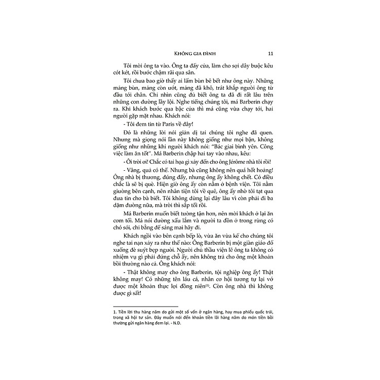 KHÔNG GIA ĐÌNH - Hector Malot - Ảnh 4