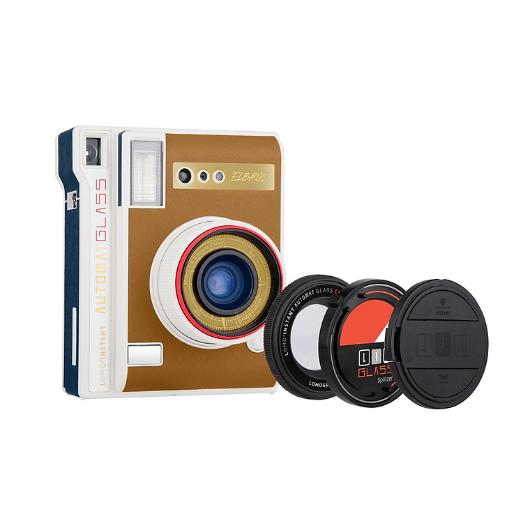 Máy ảnh chụp in liền Lomo'Instant Automat Glass màu Elbrus (pin máy, remote) hàng chính hãng