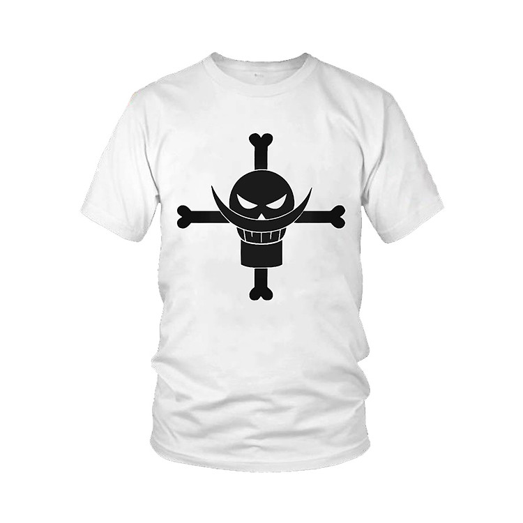 Áo thun nam One Piece Logo Râu Trắng M7