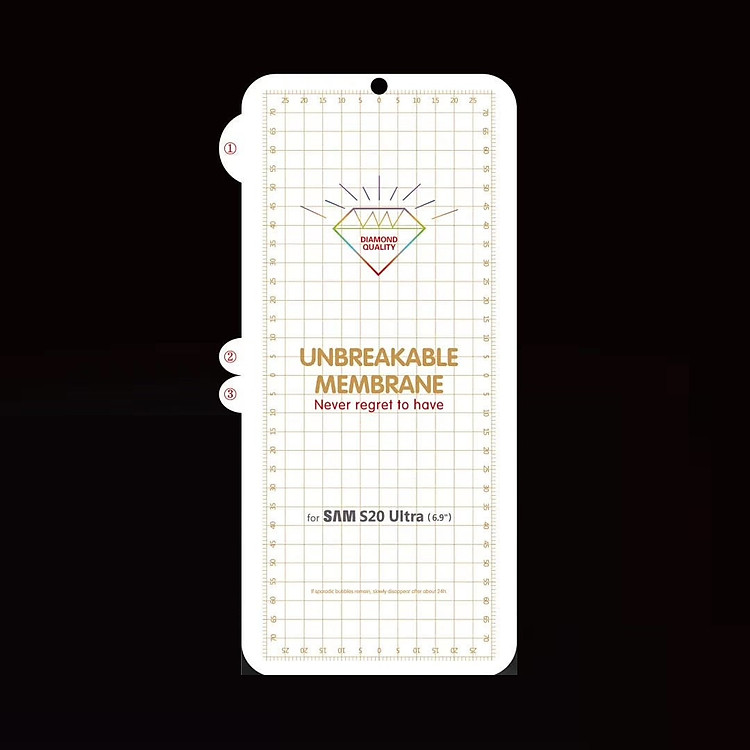 Tấm dán mềm PPF full màn hình mặt trước cho Samsung Galaxy S20 / S20+ / S20 Ultra / Z Flip (Paint Protection Film) - Hàng Nhập Khẩu