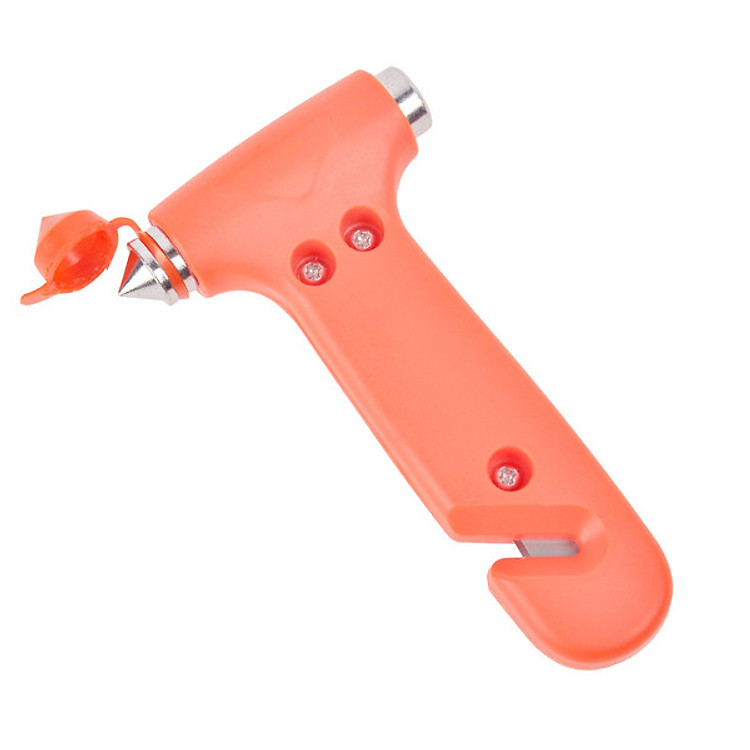 Búa an toàn xe hơi thoát hiểm phá kính kèm cắt dây an toàn loại xịn 14cm