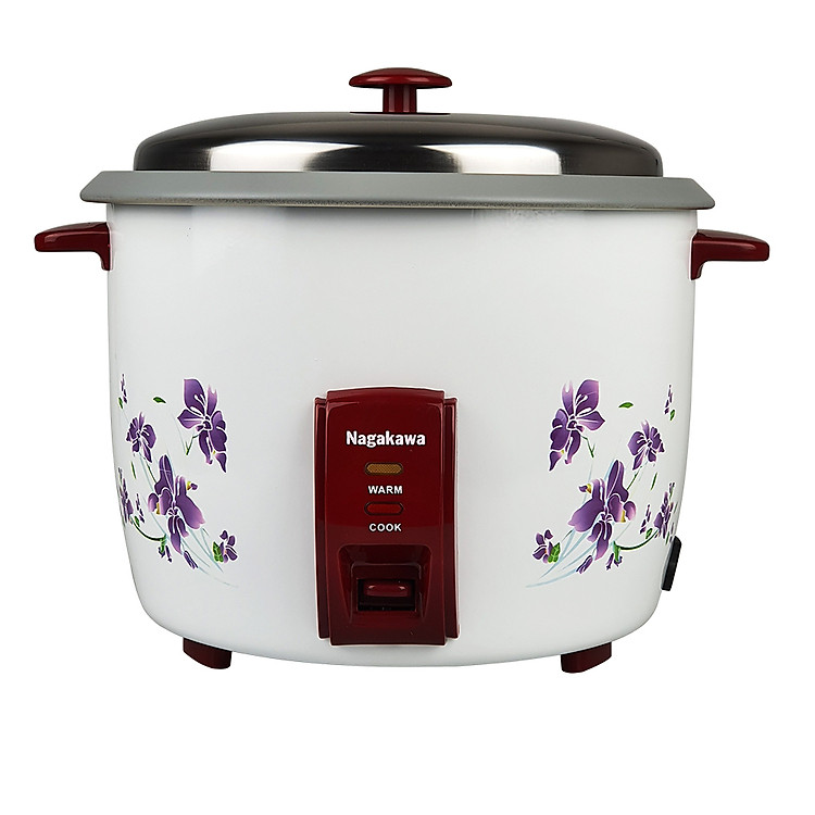 Nồi cơm điện nắp rời 2.8L Nagakawa NAG0129 thích hợp cho nhiều người ăn-Hàng chính hãng