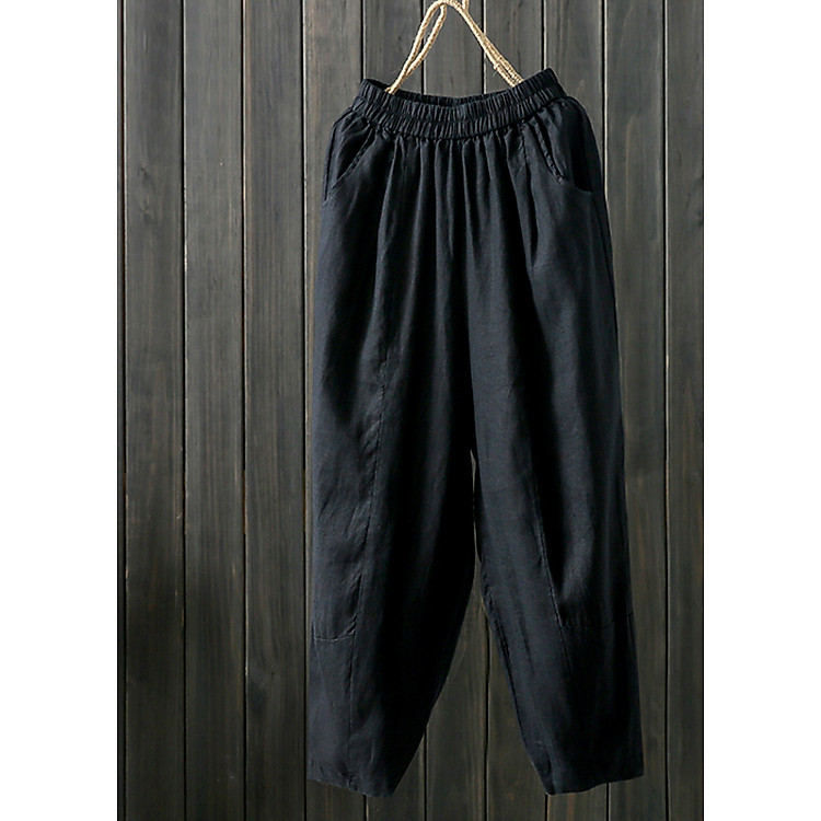 Quần nữ baggy lưng thun rộng mông ống túm 00125