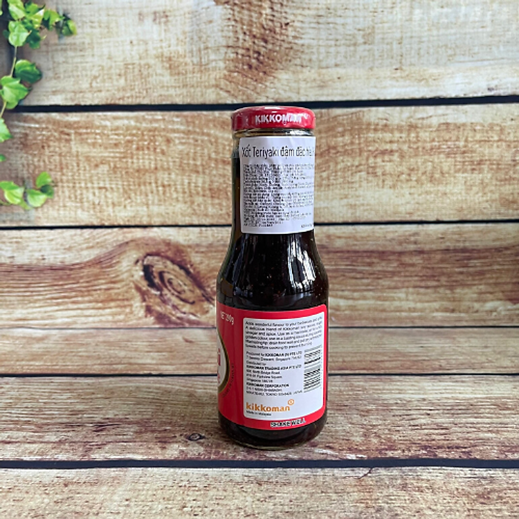 Sốt Teriyaki Thick Kikkoman Đậm Đặc chai thủy tinh 290G - Không phẩm màu