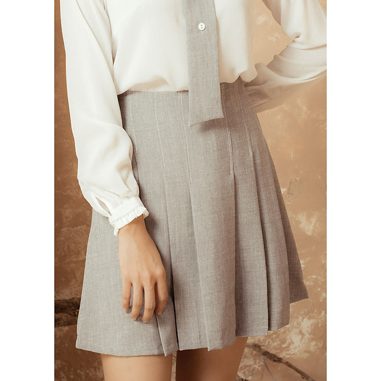 Chân Váy Xòe Xếp Ly Gumac CV12979