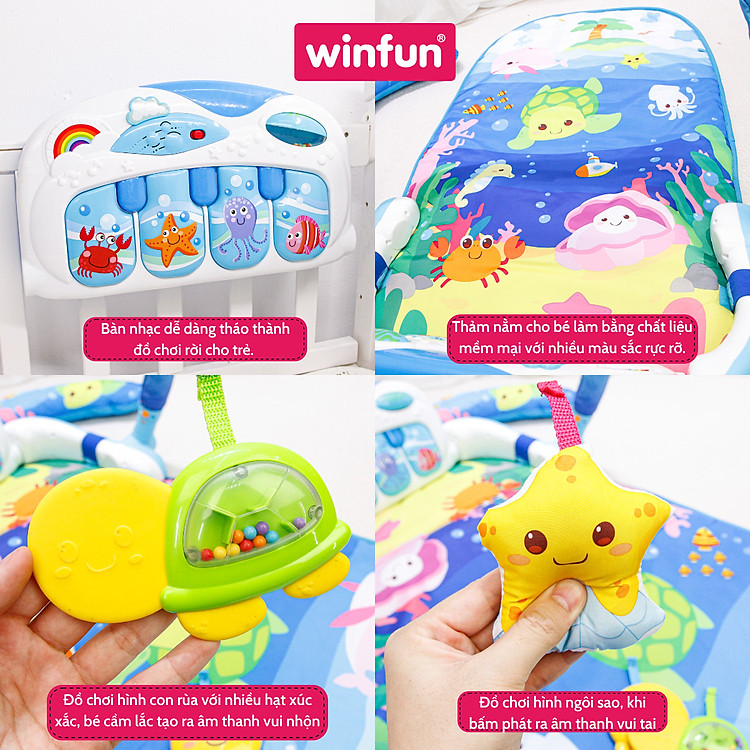 Thảm đàn piano Winfun 0860 cho bé Chính hãng Ưu đãi - Hình ảnh 5