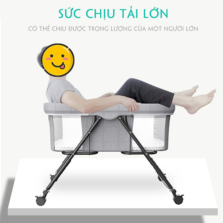 Nôi siêu nhẹ gấp gọn kèm màn HONA Chính hãng Giá tốt - Hình ảnh 4