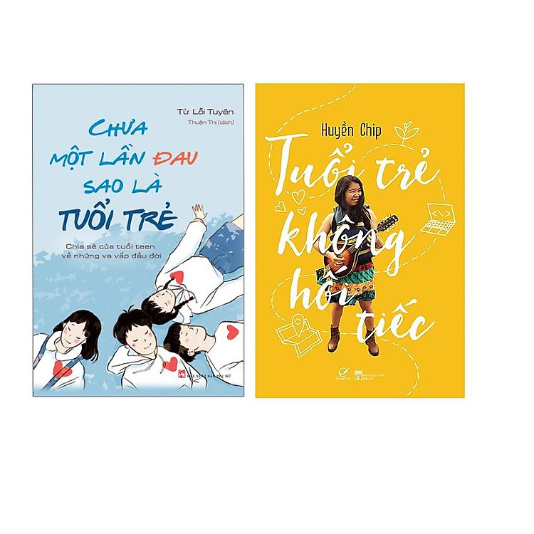 Combo Cuốn Sách Kỹ Năng Sống Hay Cho Tuổi Trẻ: Chưa Một Lần Đau Sao Là Tuổi Trẻ, tuổi trẻ không hối tiếc