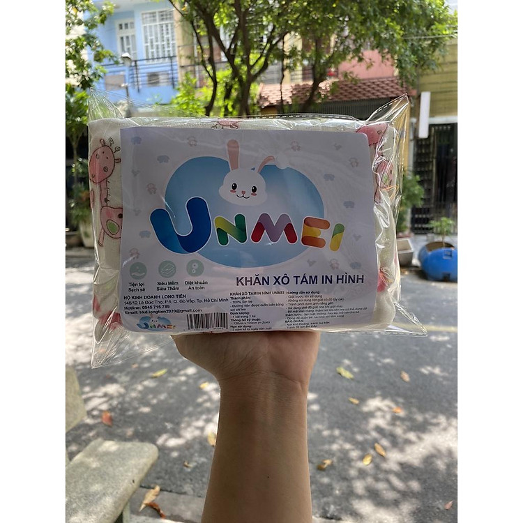 Mua Khăn Tắm Chăn Đắp Sợi Tre UNMEI Chính hãng Giá rẻ - Hình ảnh 5