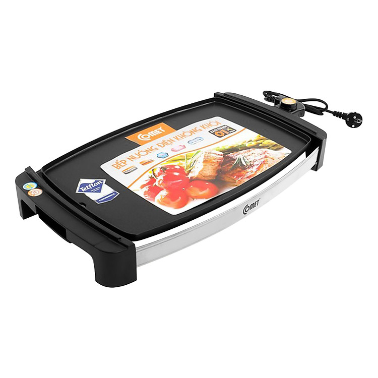 Bếp Nướng Điện 5 Mức Nhiệt Comet CM5656 (1800W) (Giao màu ngẫu nhiên) - Hàng Chính Hãng