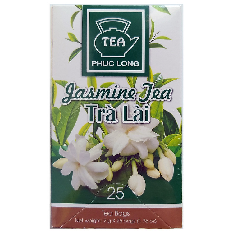 Trà Lài Túi Lọc Phúc Long hộp 25 gói x 2 g