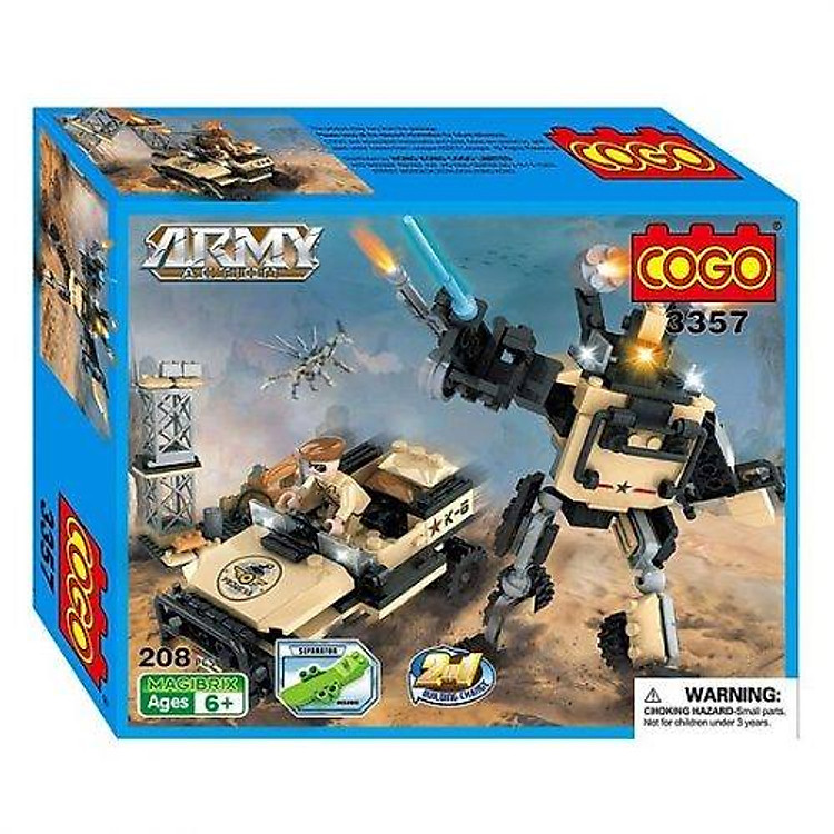 Chọn mua tại Shopee: Mô hình Xe Robot 3357 COGO Toys - Giá tốt nhất tại Mall Shop