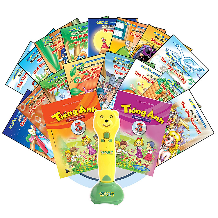 Bộ Bút Chấm Đọc Học Tiếng Anh Tot-Talk 2 (Dành Cho Bé 8 Tuổi)