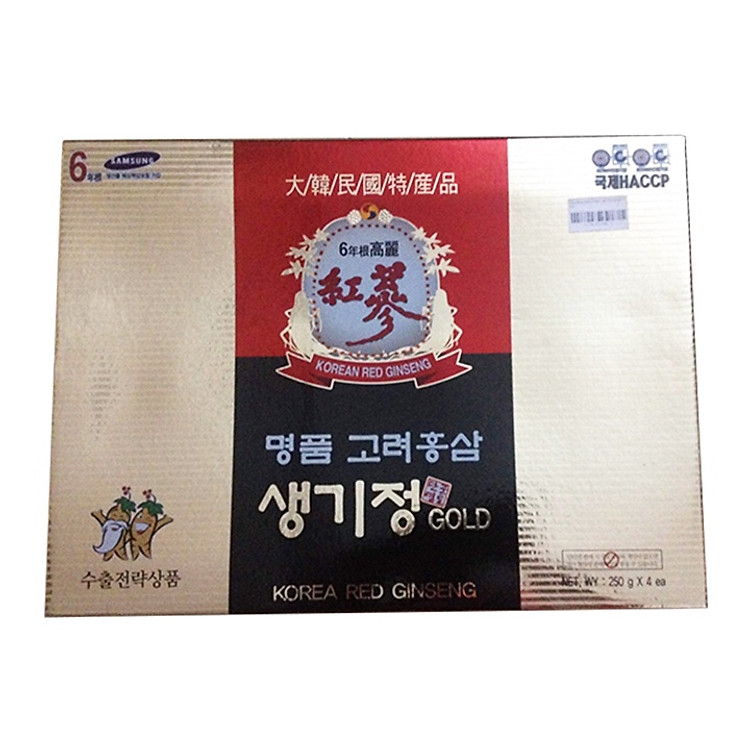 Cao Hồng Sâm 6 Năm Tuổi Hàn Quốc 4 Lọ