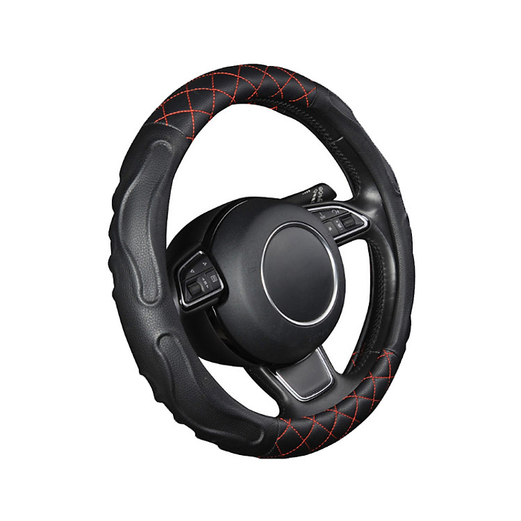 Bọc Vô Lăng Da Xịn Cao Cấp Cho Tất Cả Các Dòng Ô Tô, Xe Hơi Kiểu Dáng Thể Thao (Hàng Chuẩn Chống Trơn Trượt)