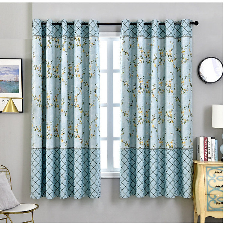 Rèm cửa hoa trang nhã chiều cao 2m (nhiều kích thước)