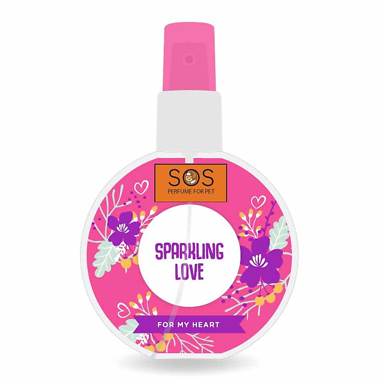 Nước Hoa Cho Chó Mèo SOS 75ml ( giao màu ngẫu nhiên )