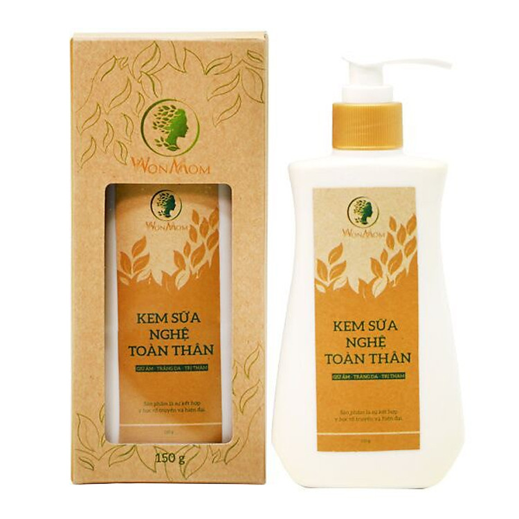 Kem sữa nghệ toàn thân 150g Wonmom