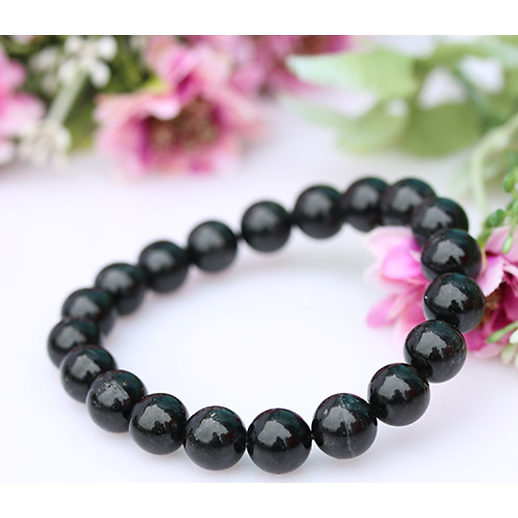 Vòng tay Đá phong thủy Núi Lửa Obsidian cho Tuổi Dần 10ly BAN4