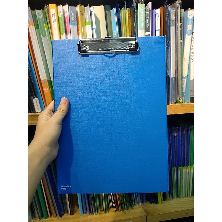 Bìa Trình Ký Đơn A4 si FO-CB02 - Xanh Navy - Ảnh 2