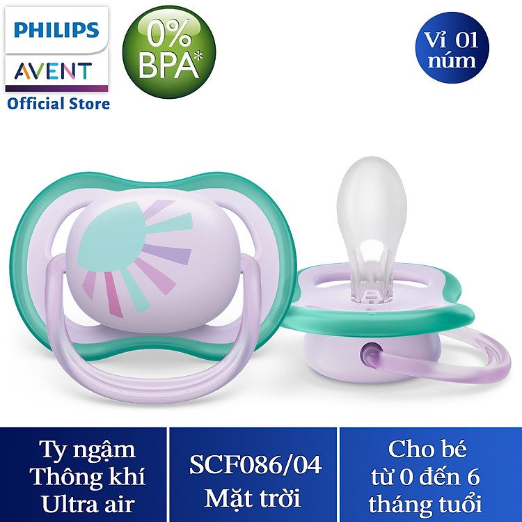 Tham Khảo tại ConCung: Núm ty ngậm Philips Avent cho bé 0-6 tháng , nhận ngay nhiều Ưu đãi