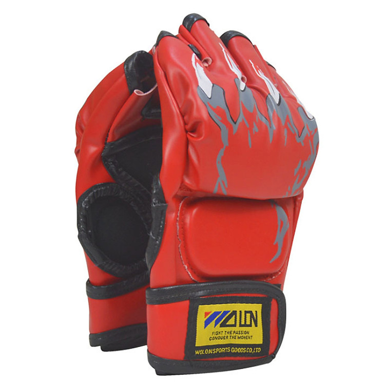 Găng Bao Tay Xỏ Ngón MMA Boxing Đấm Bốc Người Lớn Amalife - Găng Tay Xỏ Ngón MMA Cao Cấp