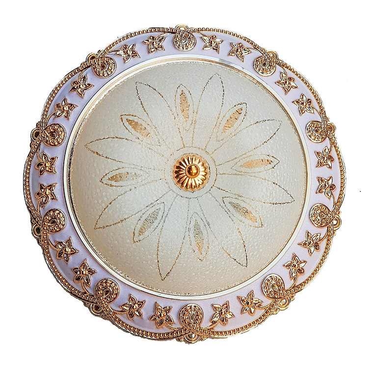 Đèn ốp trần ban công , sảnh đón , phòng ngủ kiểu tân cổ điển sang trọng NM211 (Có 3 màu ánh sáng)