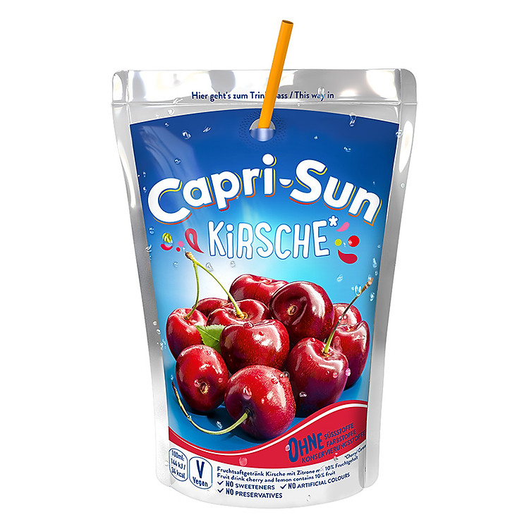 Nước Trái Cây Capri Sun Vị Anh Đào (200ml)