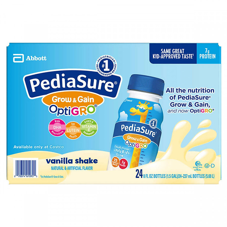 Thùng 24 Sữa Nước PediaSure hương Vanilla Grow & Gain 237ml