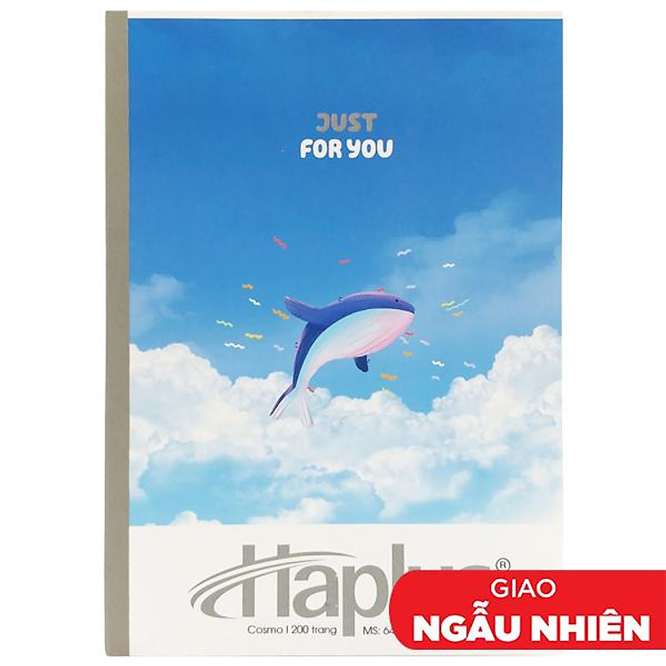 Vở Kẻ Ngang 200 Trang 70gsm Cosmo (Mẫu ngẫu nhiên)