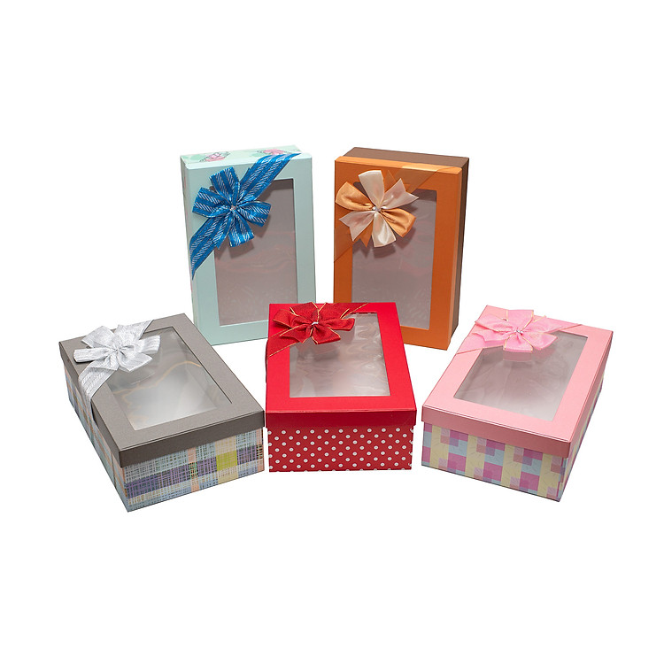 Hợp Quà Chữ Nhật Kiếng C050 (30x20x10 cm)