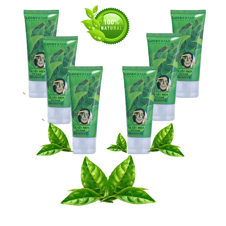 Gel Lột Mụn Trà Xanh Juory Lucky Star - Combo 6 Tuýp * 60ml