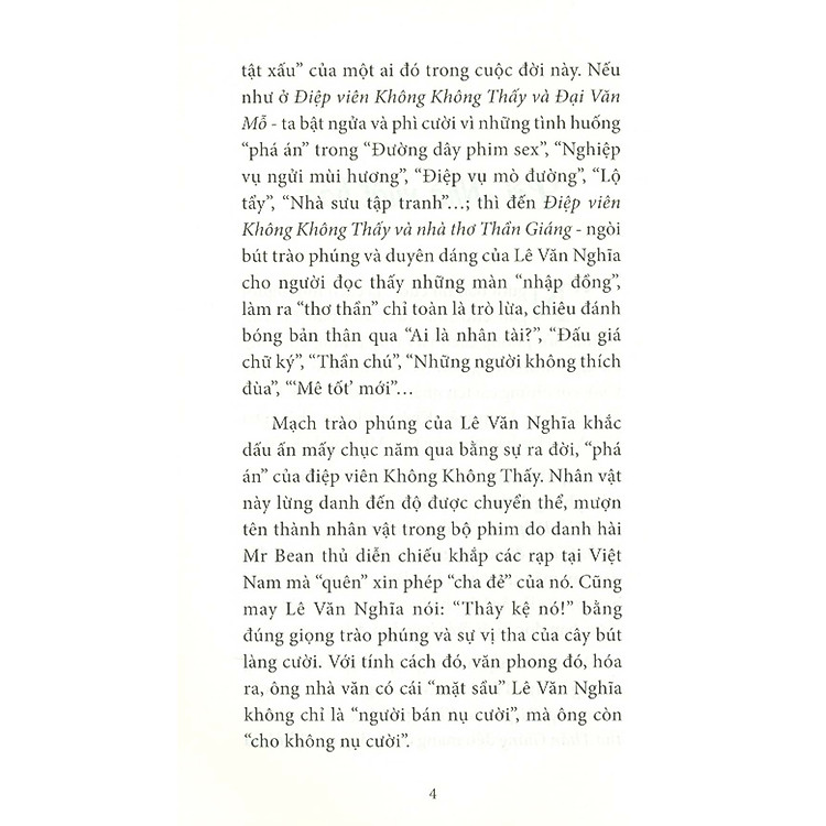 Điệp Viên Không Không Thấy Và Đại Văn Mỗ - Truyện Trào Phúng - Ảnh 3
