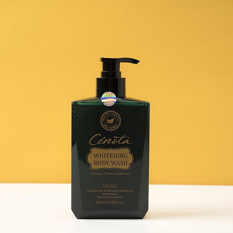 Sữa tắm trắng da Cenota hạt Collagen và Vitamin Whitening Body Wash 315ml