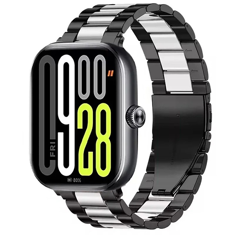 Dây Thép Hai Màu cho Redmi Watch 6 / Redmi Watch 5/4 / Xiaomi Mi Band 8/9 Pro / Xiaomi Mi Band 10 Pro - Hàng Chính Hãng