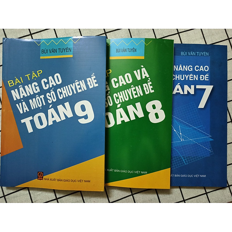 Combo Bài tập nâng cao và một số chuyên đề Toán 7,8,9 (bộ 3 cuốn) - Bùi Văn Tuyên