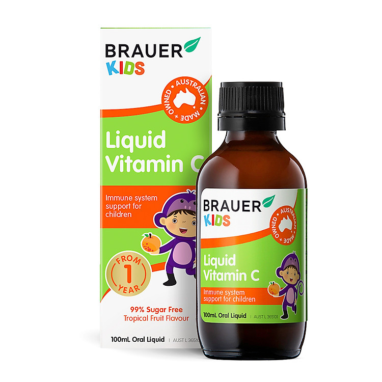 Brauer Kids Vitamin C 100ml Đảm bảo Ưu đãi - Hình ảnh 2