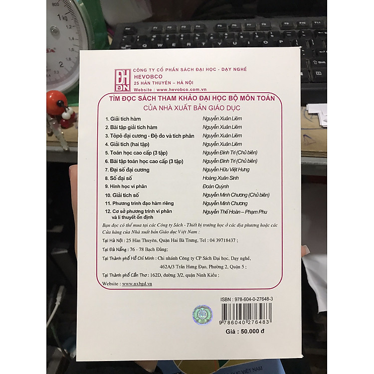 Toán Học Cao Cấp và Bài Tập Toán Cao Cấp Tập 3: Phép Tính Giải Tích Nhiều Biến Số - Ảnh 3