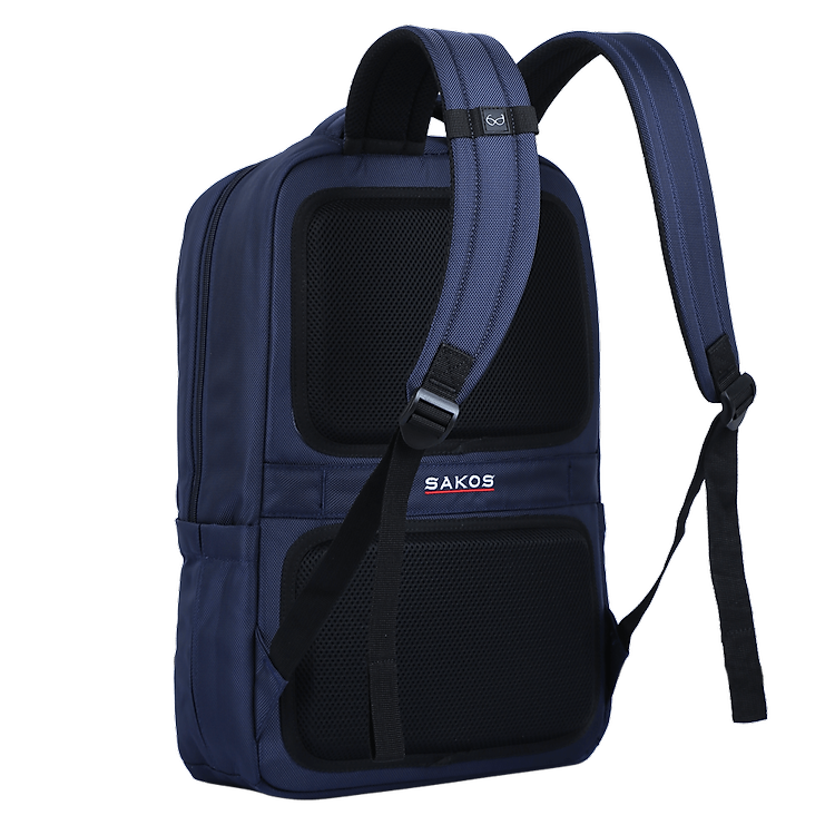 Ba Lô Laptop Hero 15.6 Inch Sakos ASBP32NBZMG9 (Xanh Phối Đen) - Ảnh 6