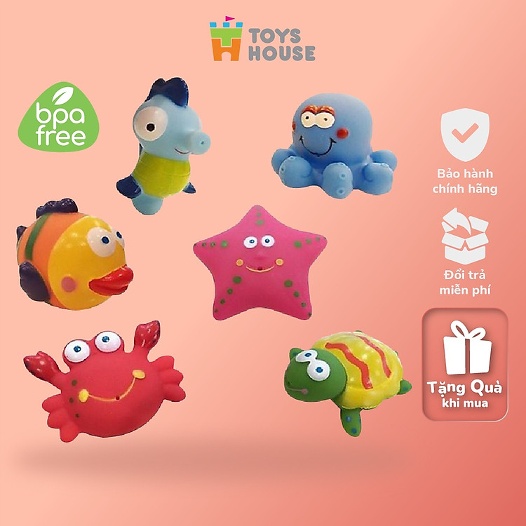 Mua tại MyKingdom: Hộp đồ chơi tắm 6 món sinh vật biển - Ngập tràn khuyến mãi