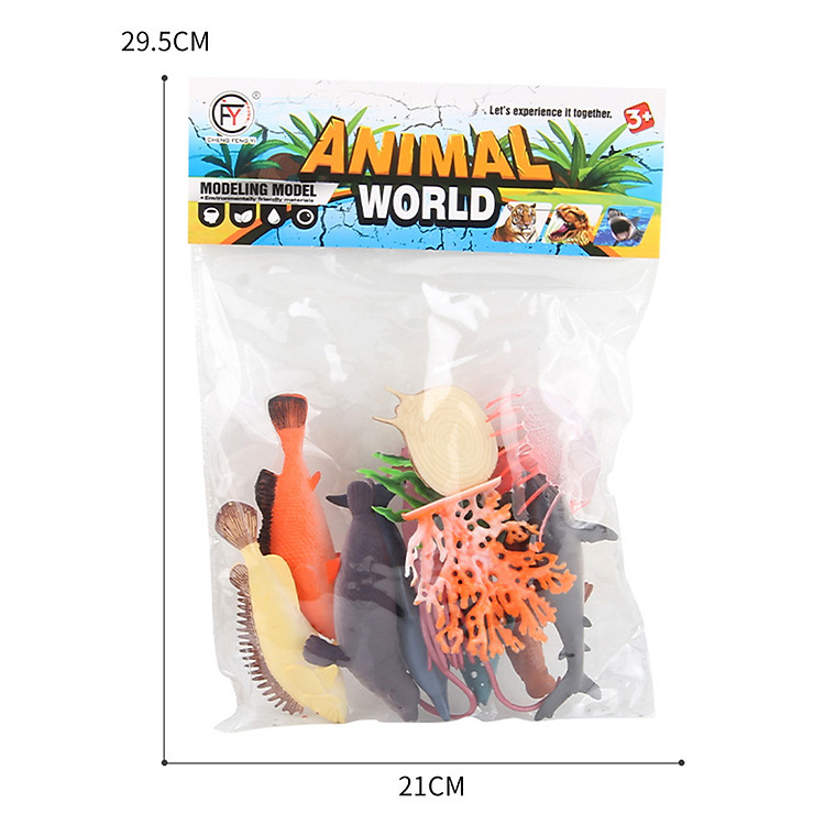 Bộ 12 đồ chơi cá biển cho bé Chính hãng Giá tốt - Hình ảnh 4