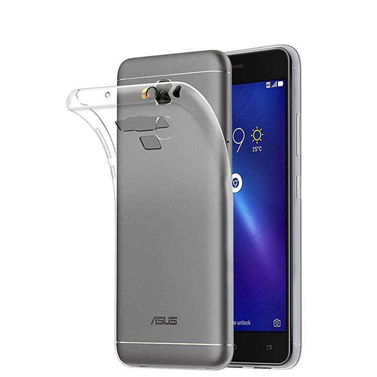 Ốp lưng dẻo cho Asus Zenfone 3 Max ZC553KL 5.5 inch hiệu Ultra Thin mỏng 0.6mm chống trầy - Hàng chính hãng - Clear