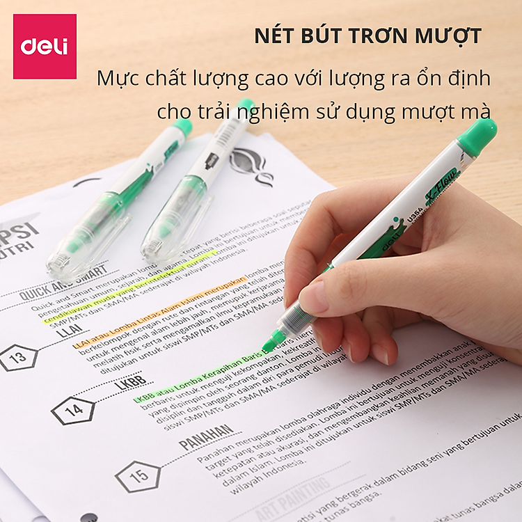 Bút Nhớ Dòng Deli (Combo 2 chiếc) - Ảnh 4