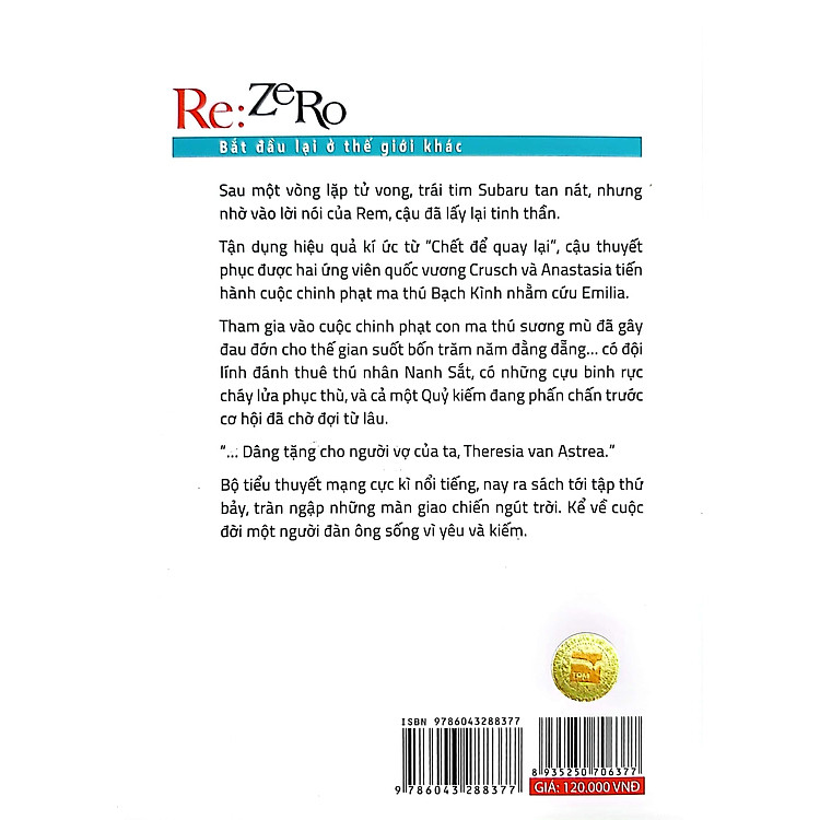 Re:zero - Bắt Đầu Lại Ở Thế Giới Khác 7 (Tái Bản 2021) - Ảnh 6