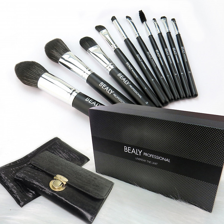 Bộ Cọ Trang Điểm Xếp Lớp Mô Phỏng Lông Chồn Bealy 10c