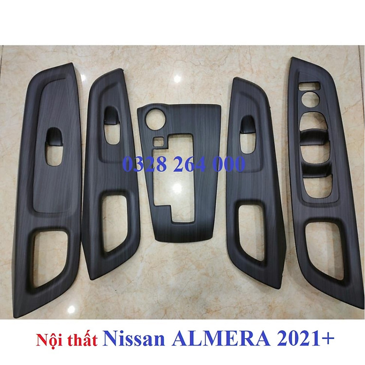 Ốp nội thất xe Nissan Almera 2021 2022 2023 Mẫu Vân Đá cao cấp nhất