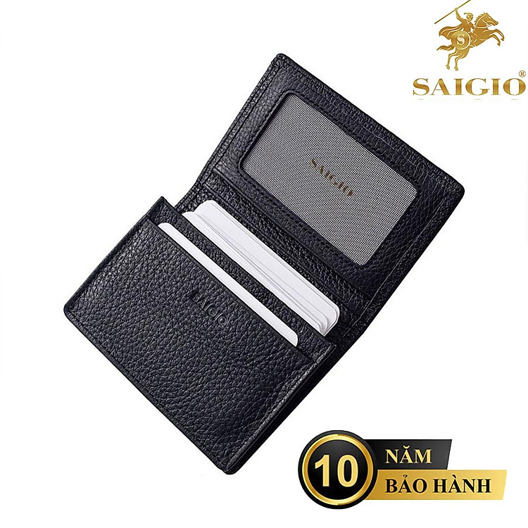 Bóp Đựng Thẻ ATM Nhỏ Gọn SUPPLE, Da Bò SMALL PEBBLE Mềm Mại - Bền Bỉ, Chống Xước - Chống Nhăn Tốt, Thiết Kế Hiện Đại, Ngăn Súp Lê Rộng, Đựng Được Nhiều Thẻ Ngân Hàng, Card Danh...