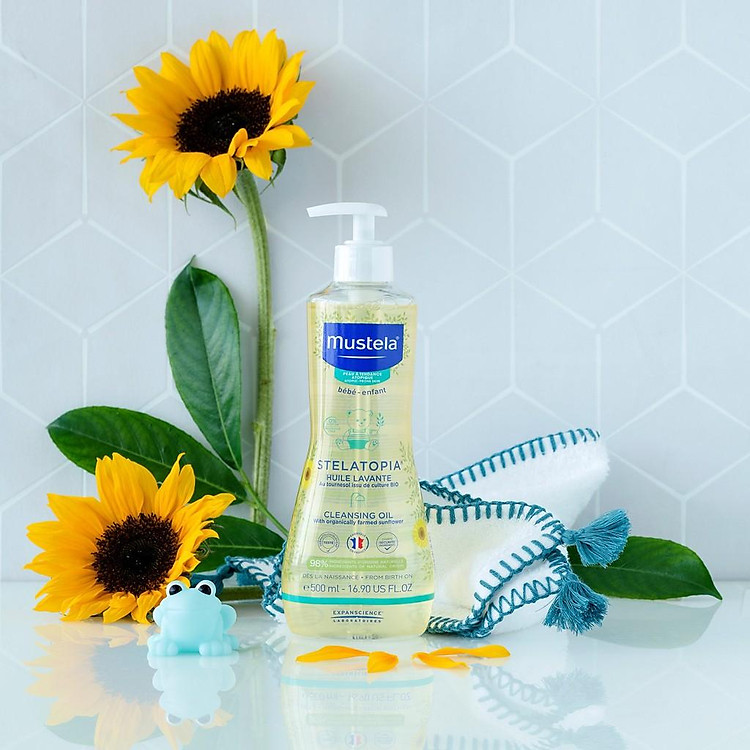 Dầu tắm gội Mustela cho trẻ sơ sinh Chính hãng Giá tốt - Hình ảnh 5